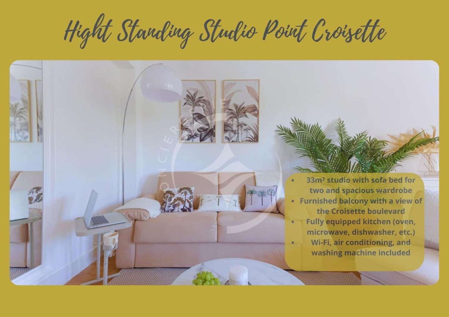Hight Standing Studio Point Croisette Cannes Exterior photo